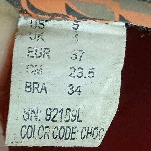 Skechers Relix Trophix Boys Sandals Brown & Orange Outdoor Sandals Size 5 92189L - Picture 2 of 8